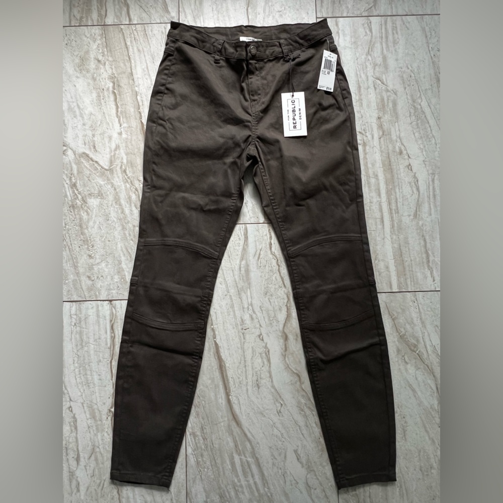 For The Republic Woven Jeans Pants in Ash 8/28